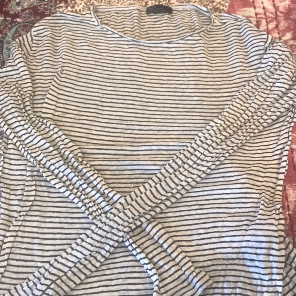 Striped linen shirt
